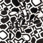 Viskose Twill grafisch - schwarz/weiß *Videovorstellung*