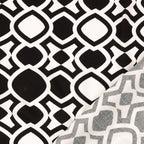 Viskose Twill grafisch - schwarz/weiß *Videovorstellung*