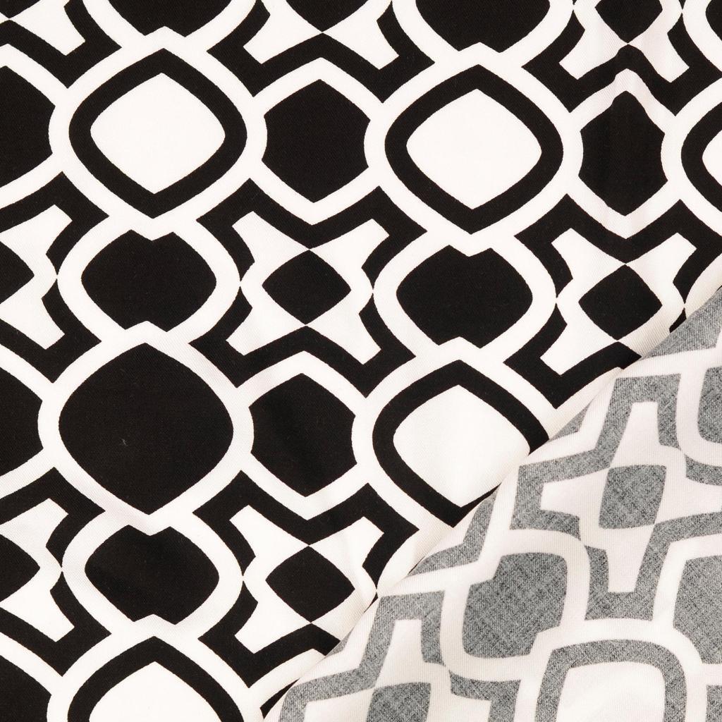 Viskose Twill grafisch - schwarz/weiß *Videovorstellung*