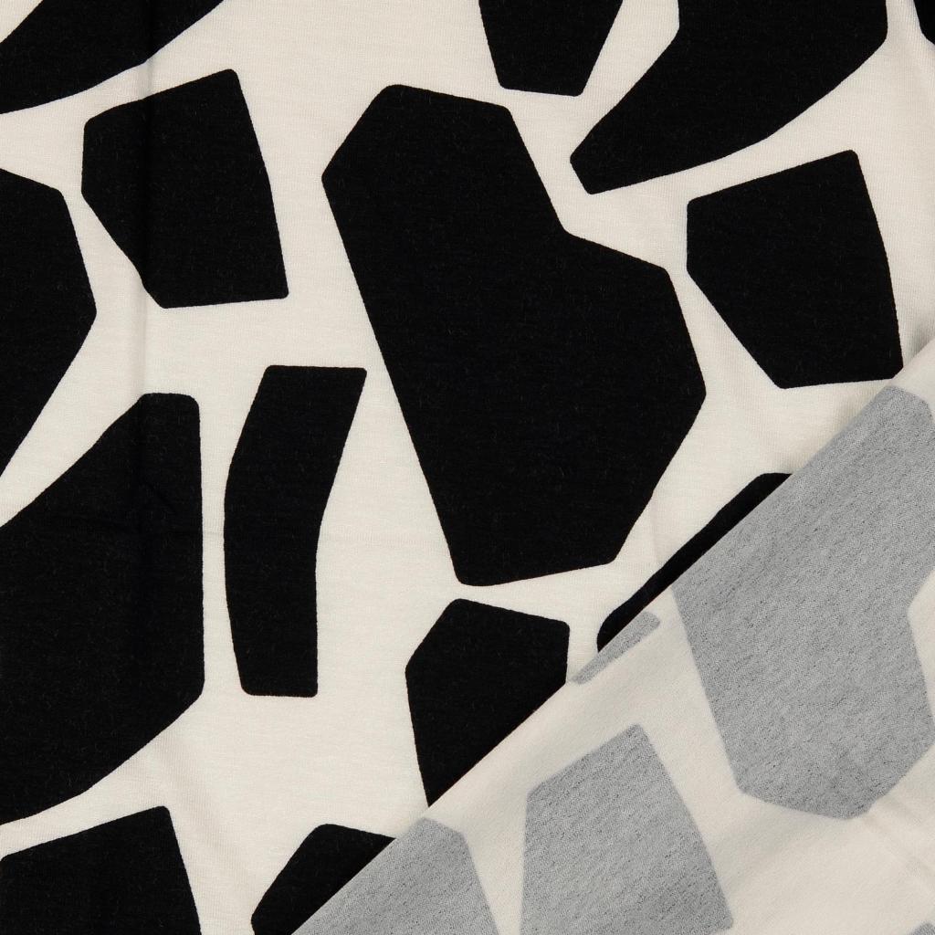 Viskosejersey Black&White - Giraffe *Videovorstellung*