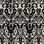 Viskosejersey Black&White - Damaskmuster *Videovorstellung*