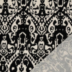 Viskosejersey Black&White - Damaskmuster *Videovorstellung*