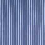 Baumwolle Streifen - blau/weiß