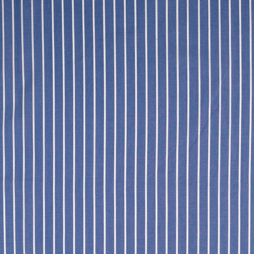 Baumwolle Streifen - blau/weiß - Reststück 2M