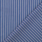 Baumwolle Streifen - blau/weiß