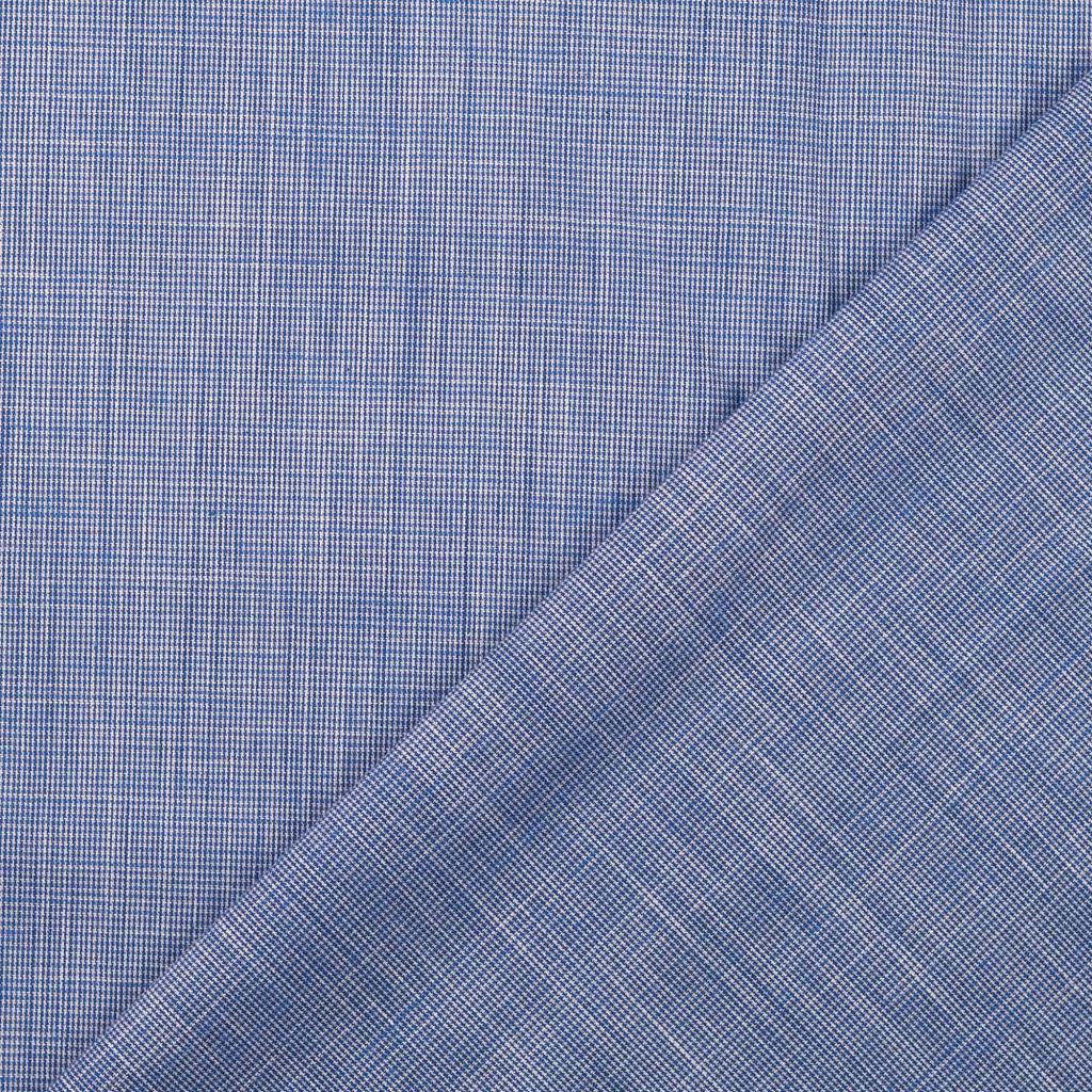 Baumwolle Mini-Hahnentritt - blau/weiß *Videovorstellung*