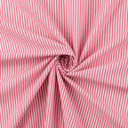 Baumwoll Popeline Streifen - rosa