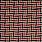 Manteltweed Hahnentritt - rot *Videovorstellung*