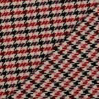 Manteltweed Hahnentritt - rot *Videovorstellung*