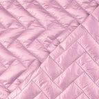 Wattierter Steppstoff Rechteck-Geflecht - mauve *Videovorstellung*
