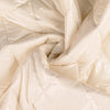 Wattierter Steppstoff Folie "Minikaros" - offwhite *Videovorstellung*