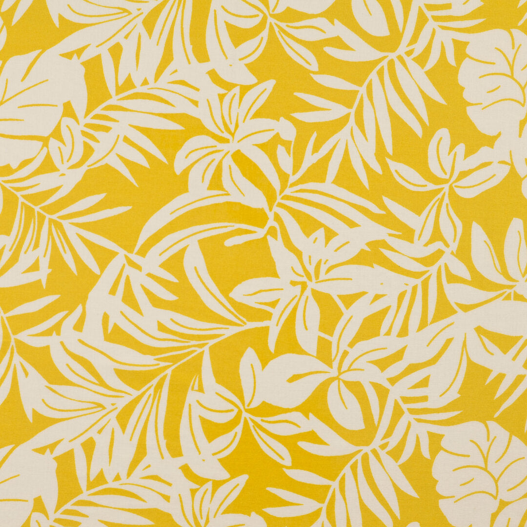 Baumwoll Voile "Palms" - gelb