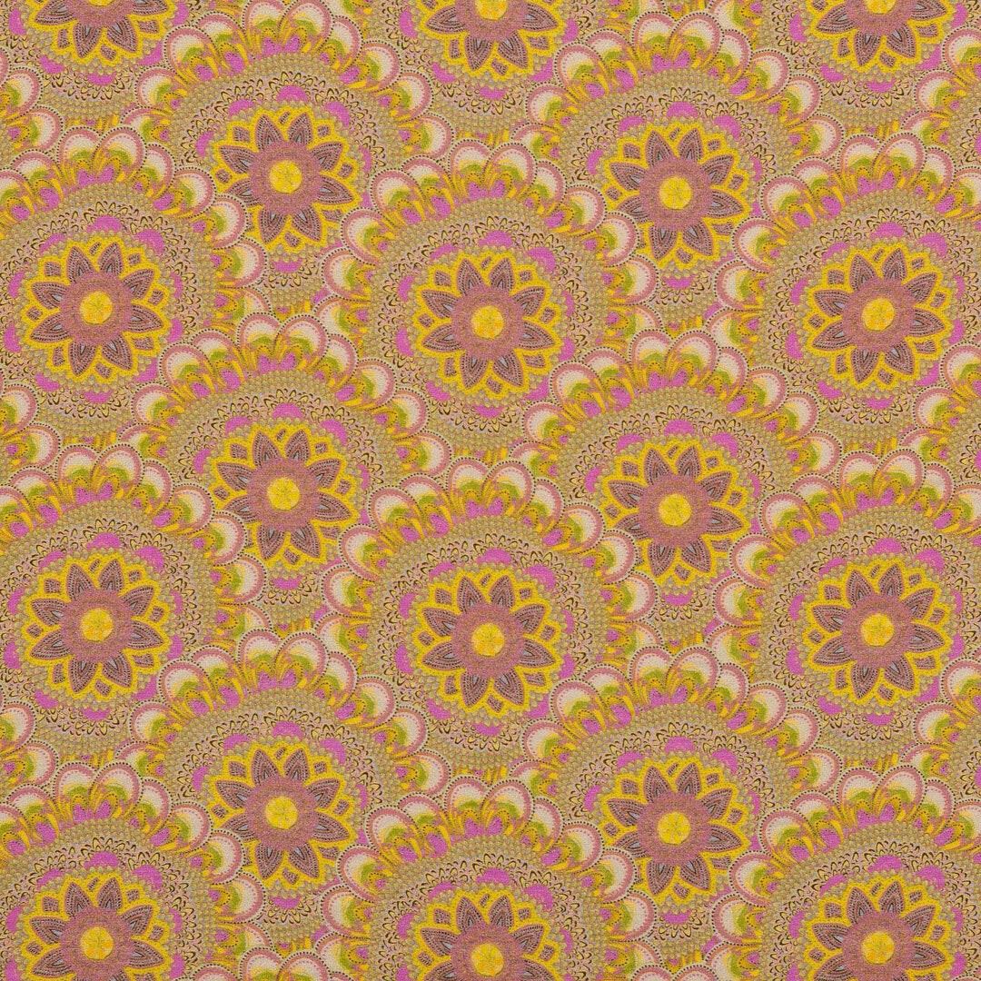 Viskosegemisch Mandala klein - braun *Videovorstellung*