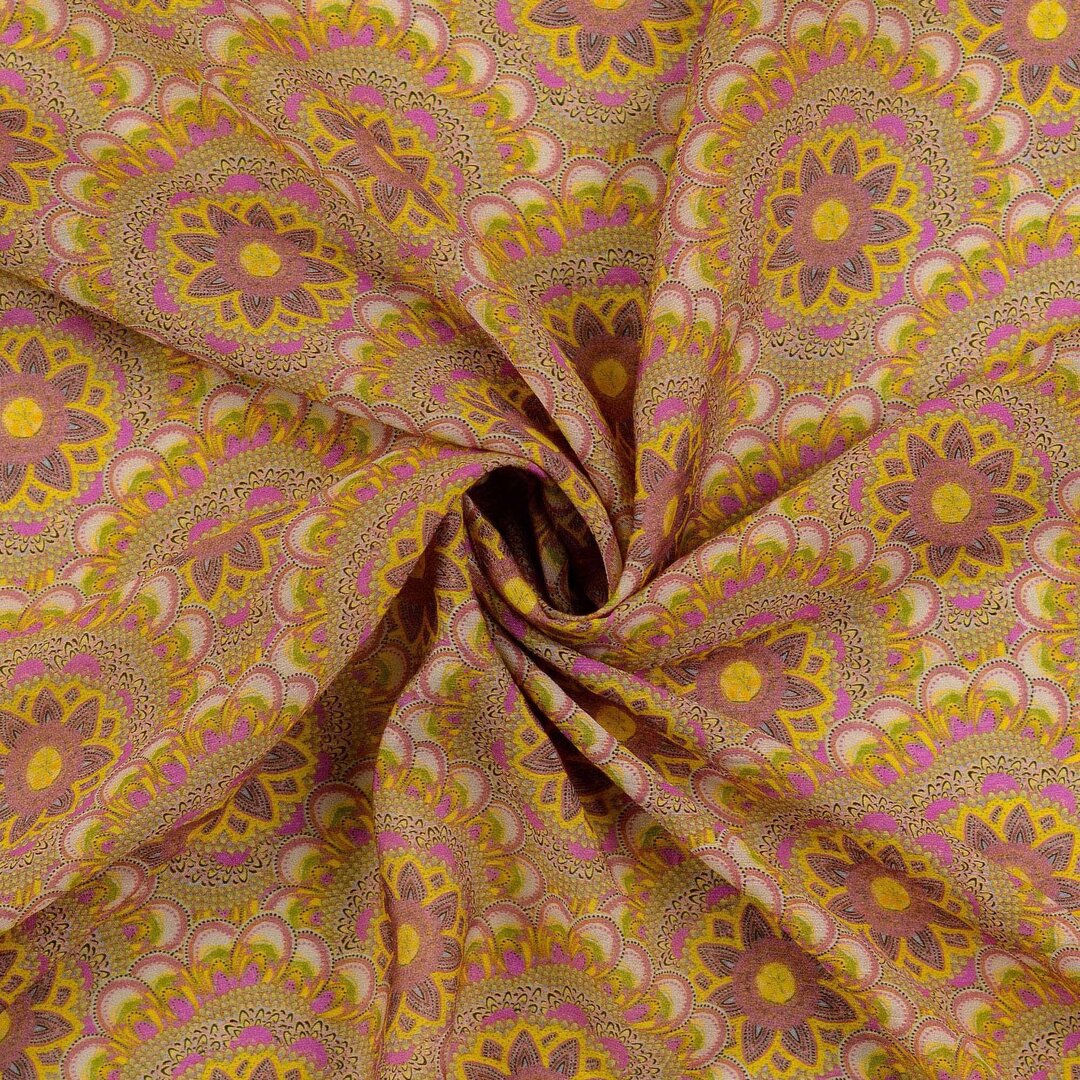 Viskosegemisch Mandala klein - braun *Videovorstellung*