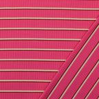 Viskose Feinripp Jersey Streifen - rosa