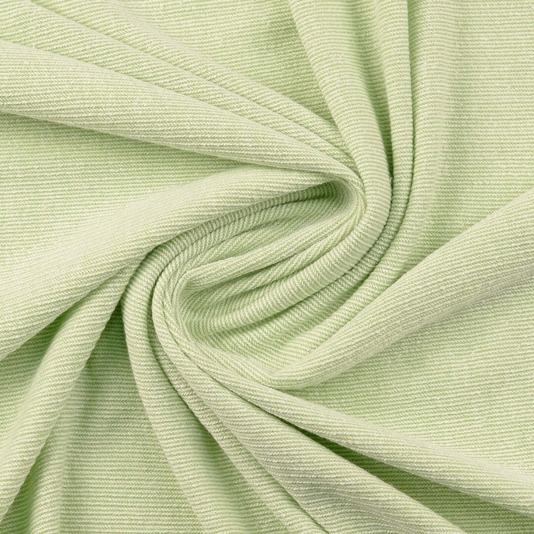 Baumwoll Strick "Melange" - mint *Videovorstellung*