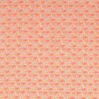 Baumwolle "Vintage" Blumen - orange *Videovorstellung*