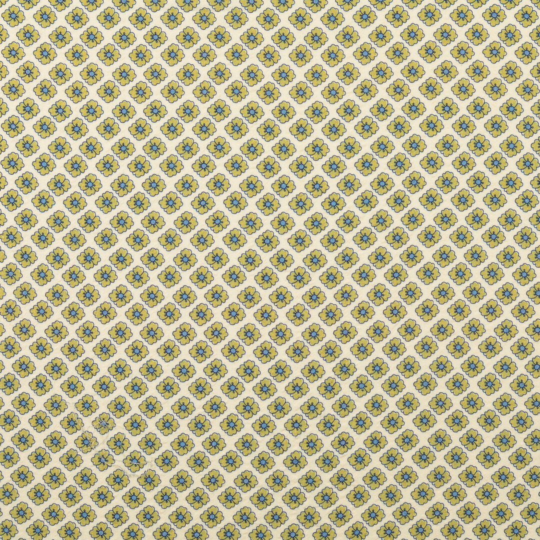 Baumwoll-Seersucker - vintage Blüten oliv