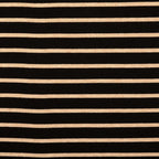 Strick Jacquard Streifen - schwarz