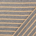 Strick Jacquard Streifen - grau