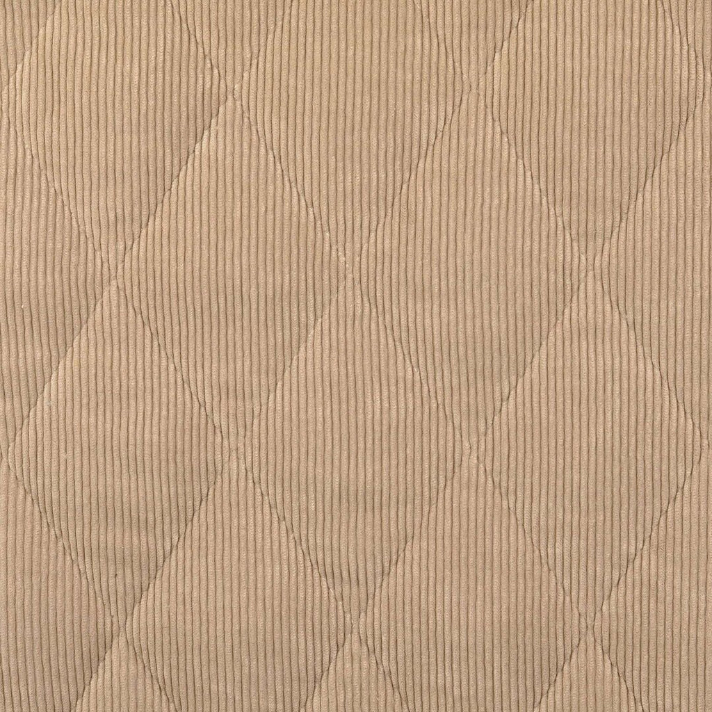 Cordstepper mit Plüschabseite - sand