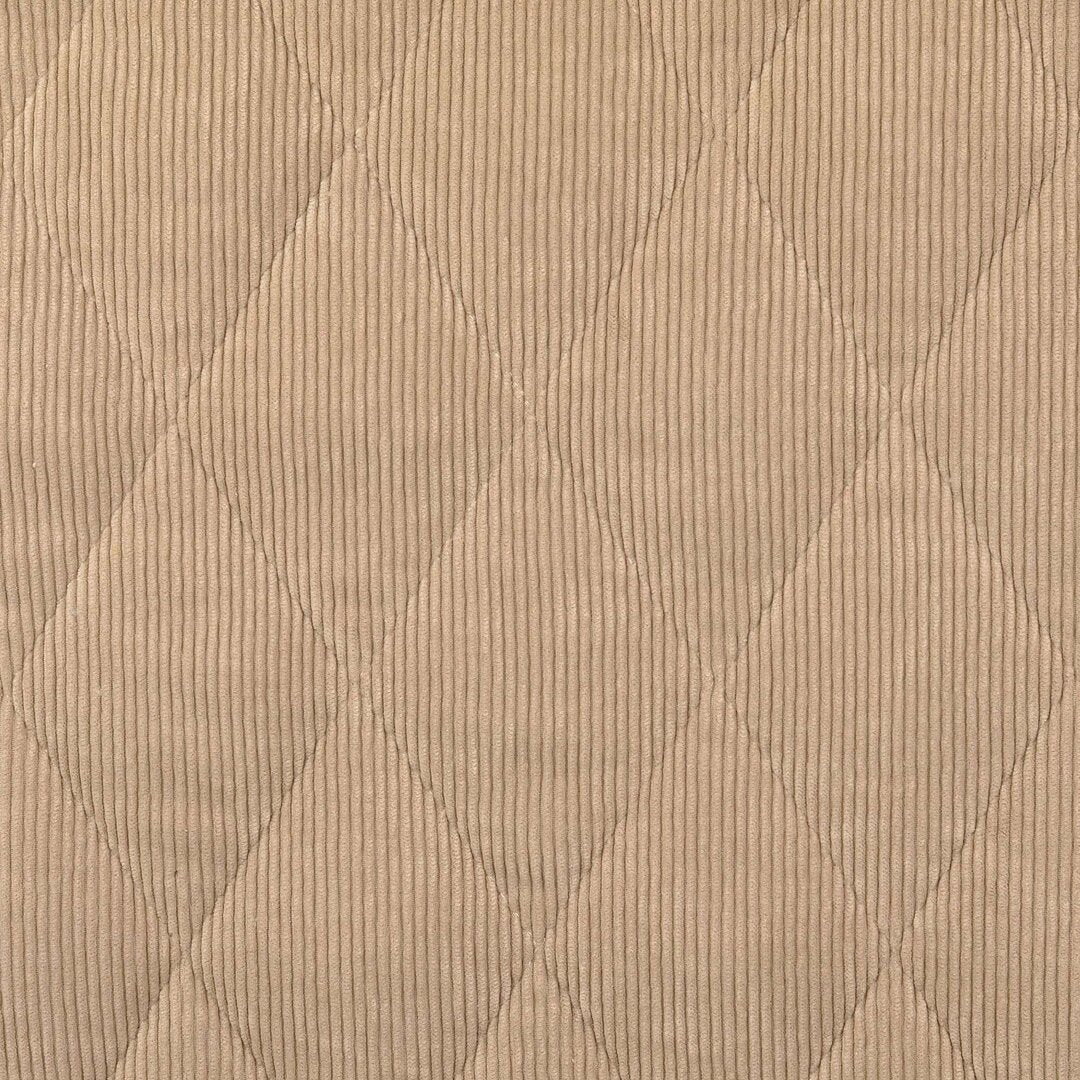 Cordstepper mit Plüschabseite - sand