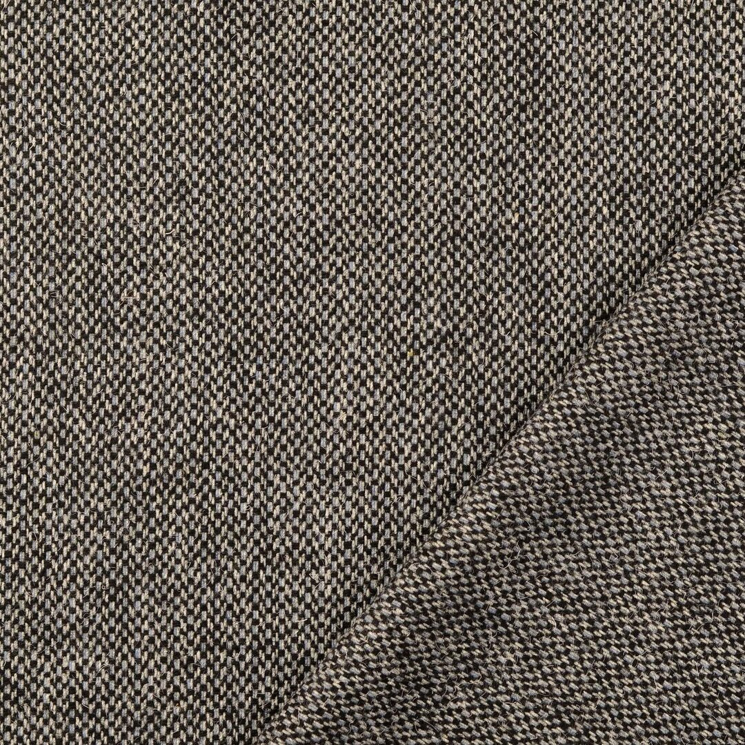 Manteltweed - schwarzgrau