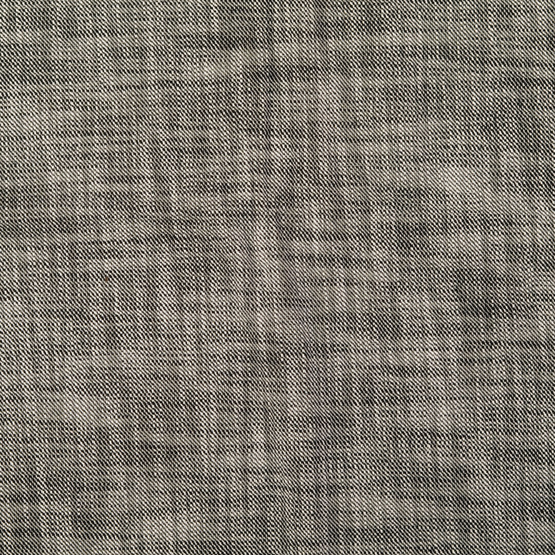Baumwoll Popeline "Tweed" - schwarz