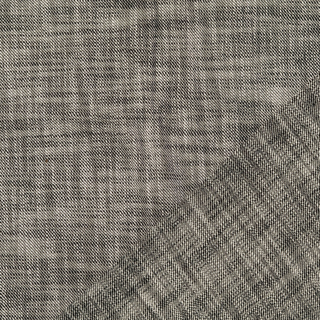 Baumwoll Popeline "Tweed" - schwarz