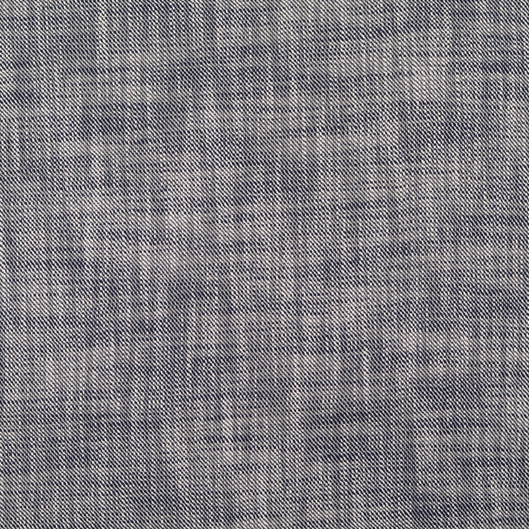 Baumwoll Popeline "Tweed" - navy