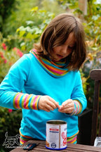 Designbeispiel: lillesol basics No.58 Shirt mit Kuschelkragen