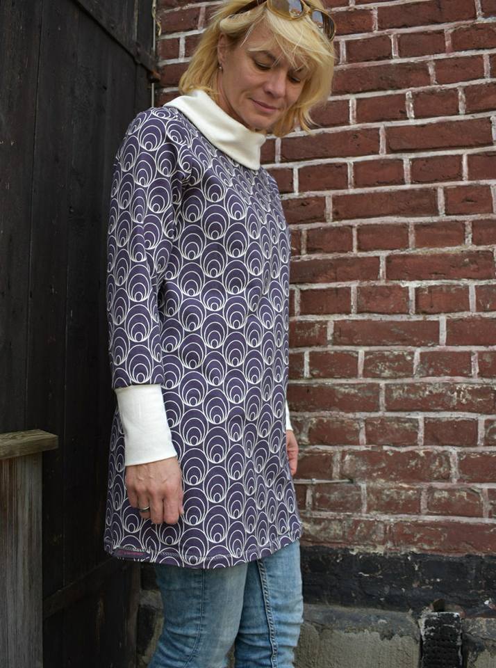 Designbeispiel: lillesol women No.32 Shirt mit Kuschelkragen