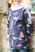 Designbeispiel: lillesol basics No.58 Shirt mit Kuschelkragen