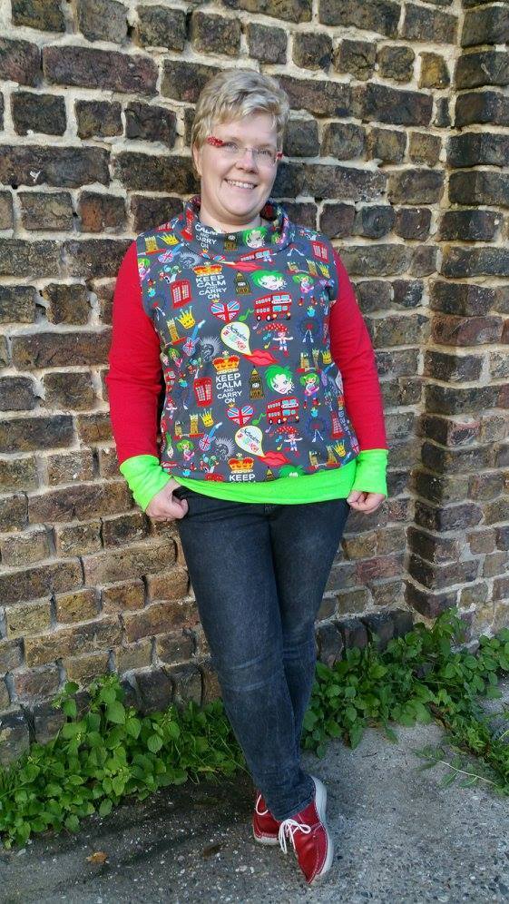 Designbeispiel: lillesol women No.32 Shirt mit Kuschelkragen