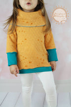 Designbeispiel: lillesol basics No.58 Shirt mit Kuschelkragen
