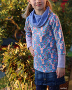 Designbeispiel: lillesol basics No.58 Shirt mit Kuschelkragen