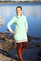 Designbeispiel: lillesol women No.32 Shirt mit Kuschelkragen