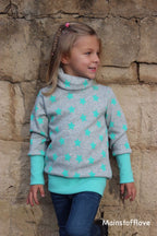 Designbeispiel: lillesol basics No.58 Shirt mit Kuschelkragen