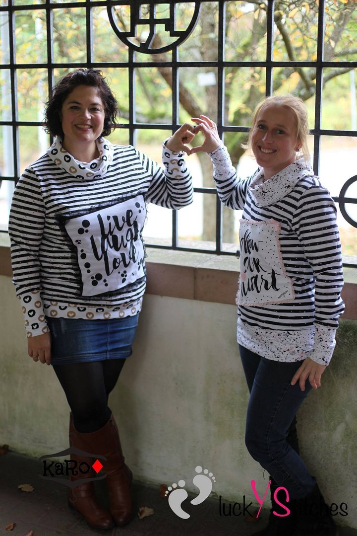 Designbeispiel: lillesol women No.32 Shirt mit Kuschelkragen