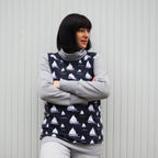 Designbeispiel: lillesol women No.32 Shirt mit Kuschelkragen