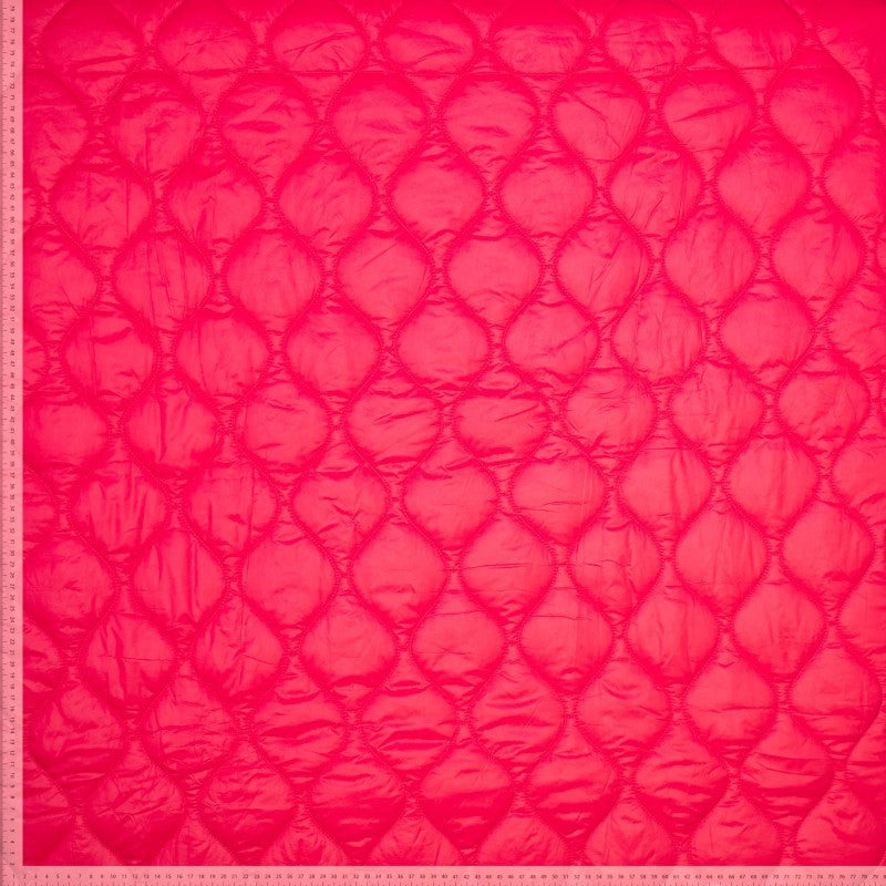 Wattierter Steppstoff leicht - matt pink *Videovorstellung*