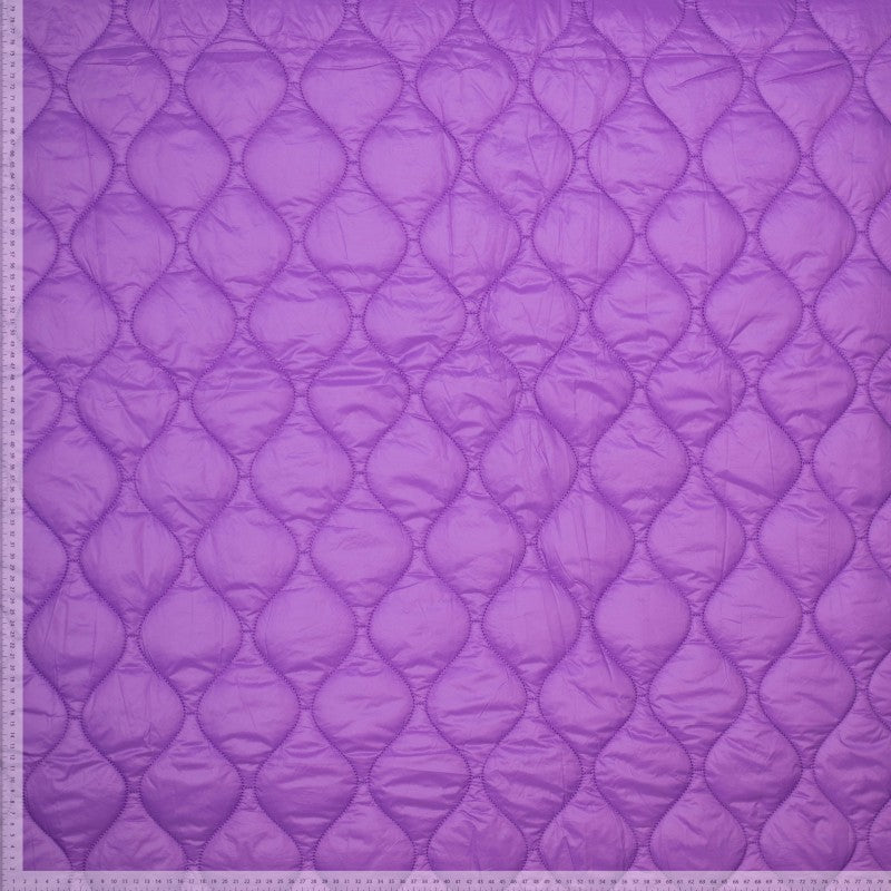 Wattierter Steppstoff leicht - matt purple *Videovorstellung*