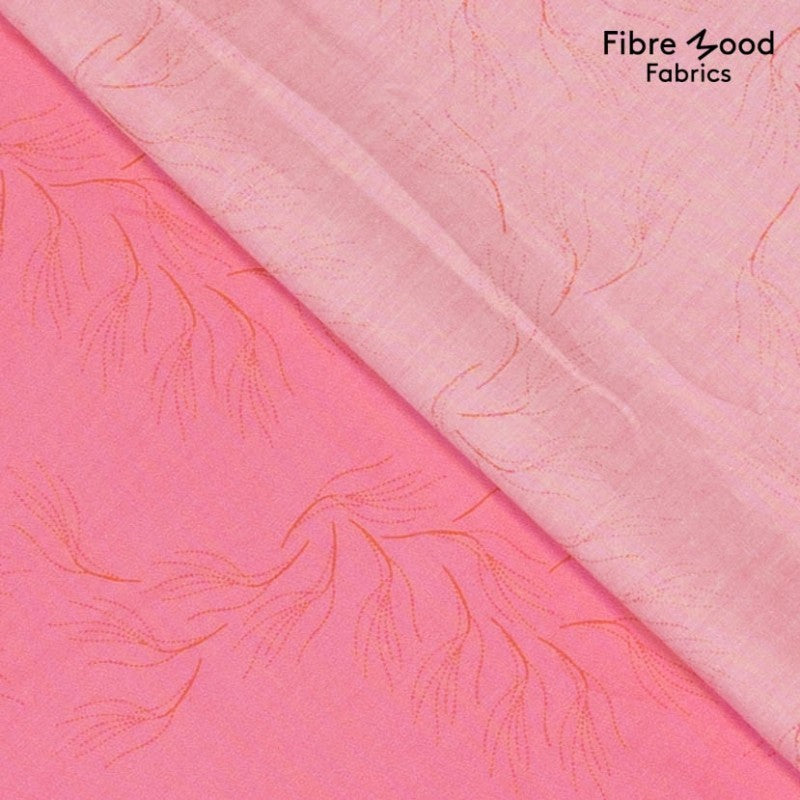 Baumwoll Popeline "Korallen" - rosa Fibre Mood *Videovorstellung*