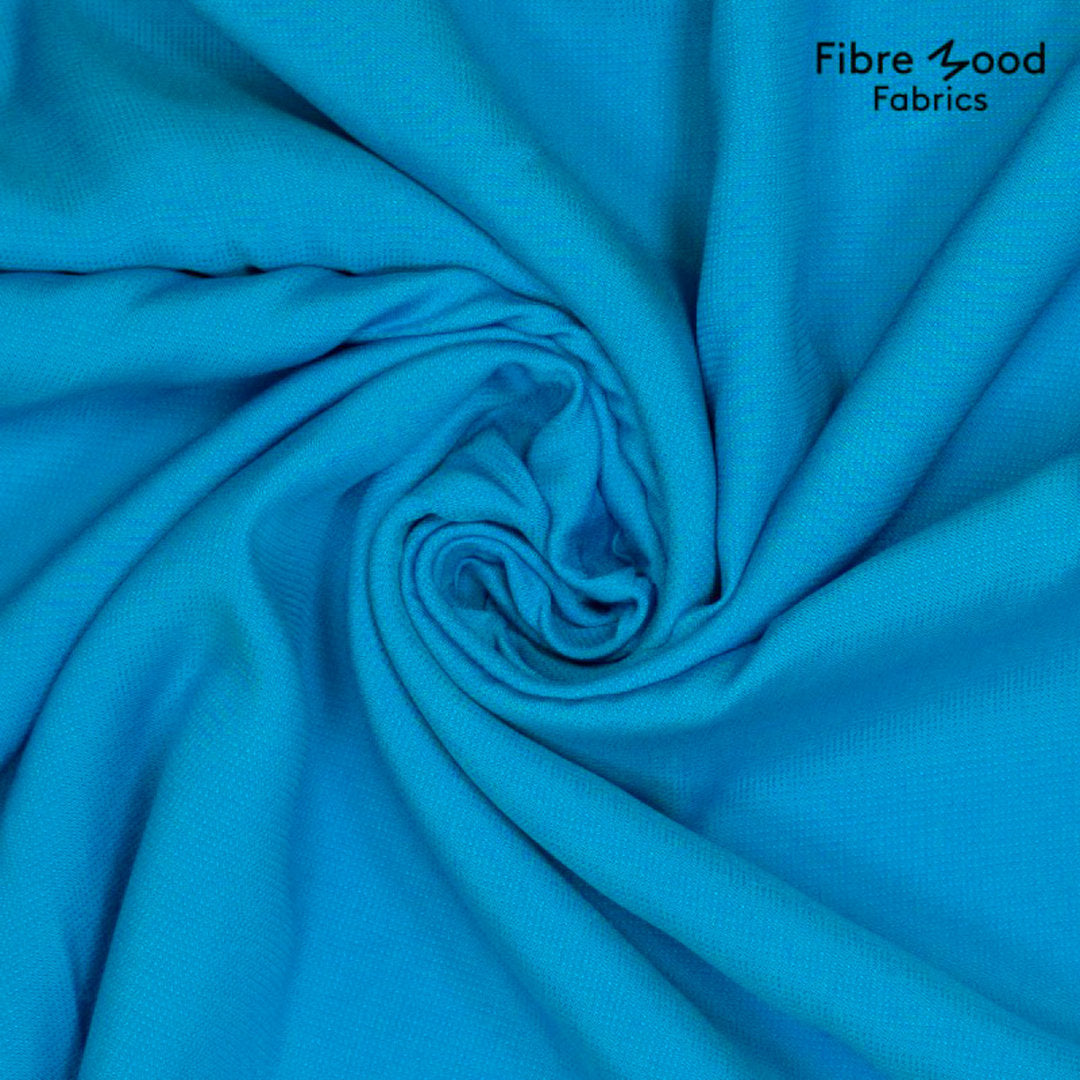 Viskose mit Struktur - türkis Fibre Mood *Videovorstellung*