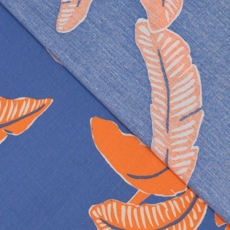Viskose tropical - blau/orange *Videovorstellung*