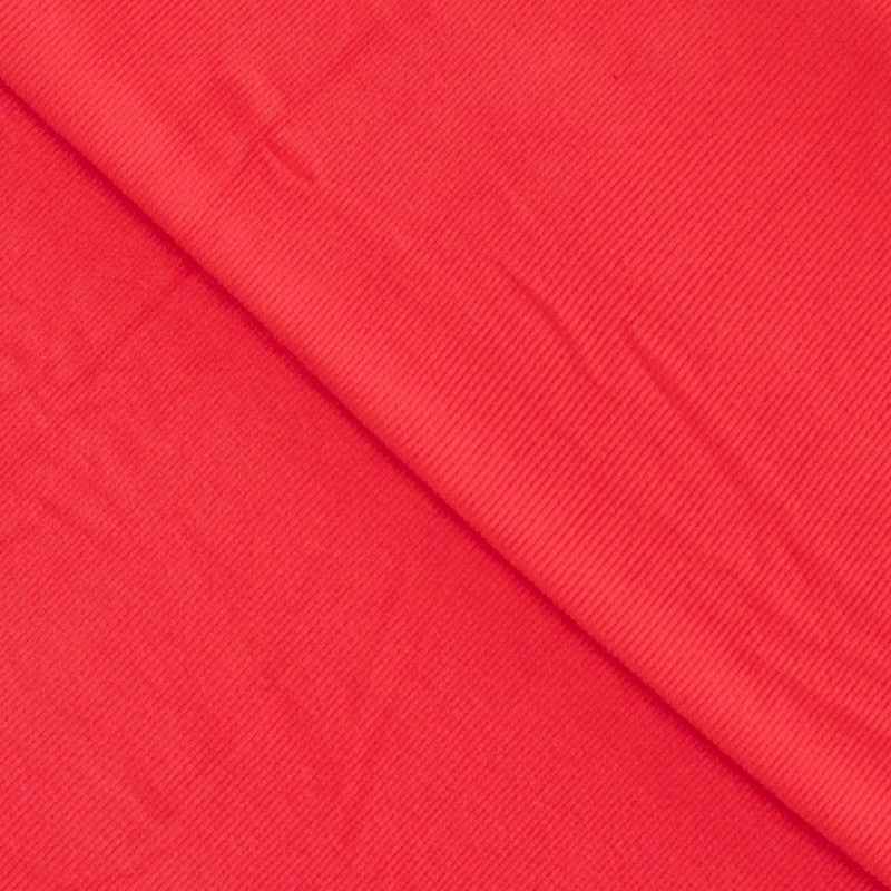 Viskose Feinripp Jersey - rot *Videovorstellung*