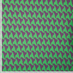 Jacquard Jersey "recycled" - grün/lila *Videovorstellung*