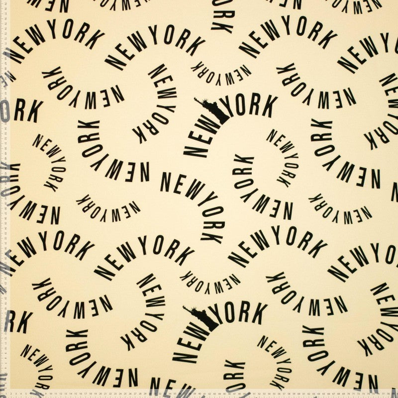 Kuschelsweat "New York" - sand/schwarz *Videovorstellung"