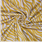 Sportstoff "Zebra" - senf/flieder