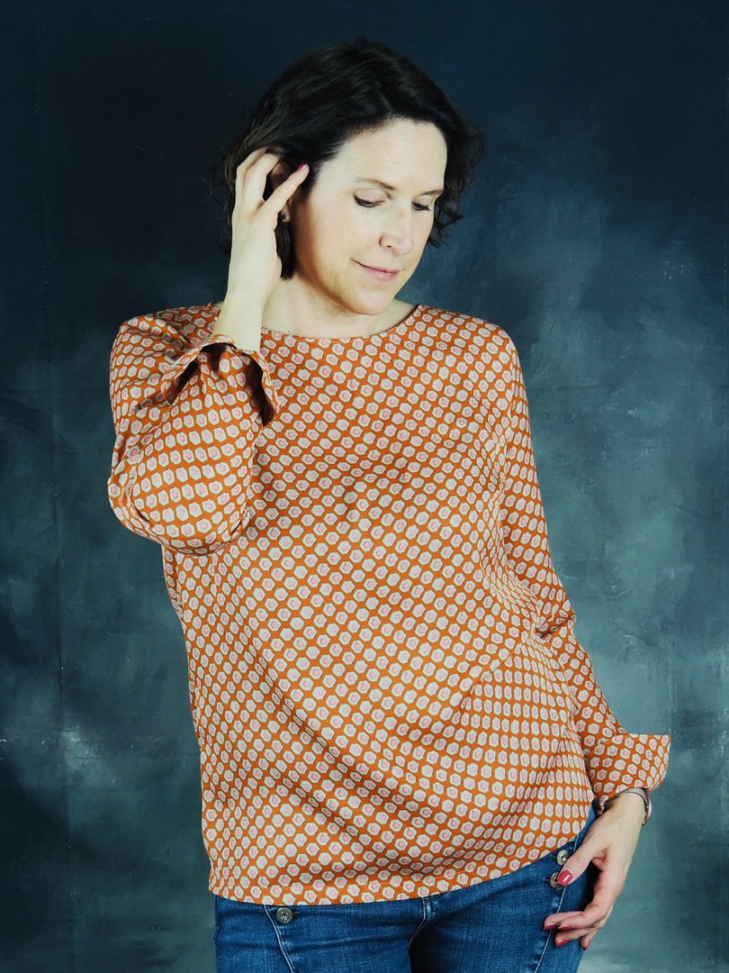 Designbeispiel: lillesol women No.51 Olivia-Bluse
